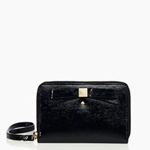 Kate Spade Black Wallet Wristlet NWT